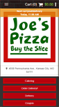 Mobile Screenshot of joespizzakc.com